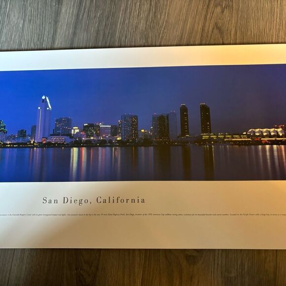 San Diego, California City Skyline Panorama - Twilight - Picture 5 of 7